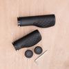 GORIX Bicycle Grips Short Grips for Cross Mini and More (GX-AGOO) Bikes, MTBs, Velos, (128mm + 95mm)