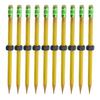1/2/3/5/10Pcs Nut Decompression Pen Stress Relief Threaded Wooden Pencil Students School Work Anxiety Relief Silent Calming Rotating Nut Fidget Pencil