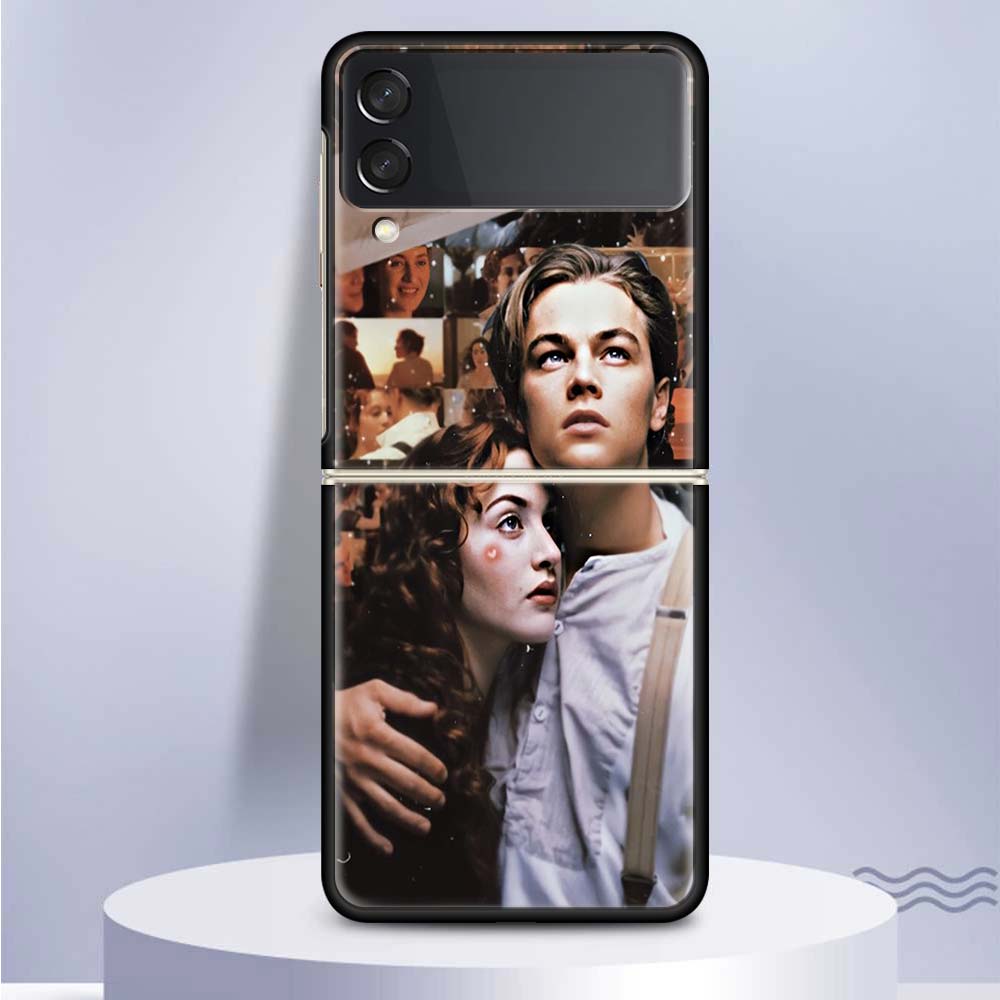 

Titanic Movie Rose Jack Coque Phone Case For Samsung Galaxy Z Flip 6 5 4 3 5G Black Hard Cover ZFlip6 ZFlip5 ZFlip4 ZFlip3 Funda Samsung Z Flip 6