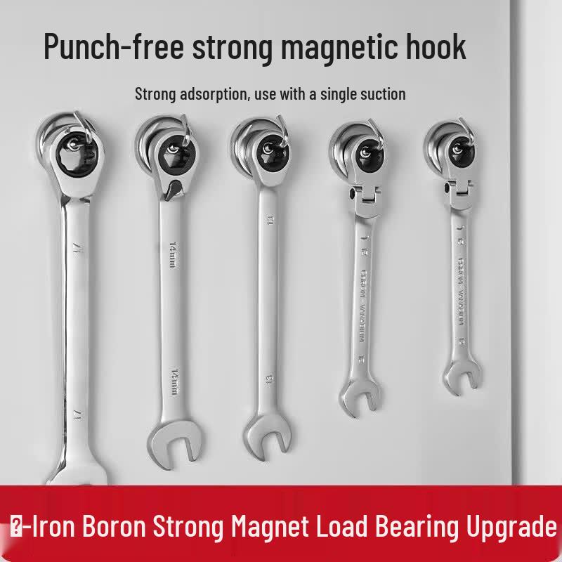 Magnetic Tool Organizer with Wrench Boxes
