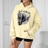 Women's Fashion Casual Long Sleeve Loose Printed Sweatshirt