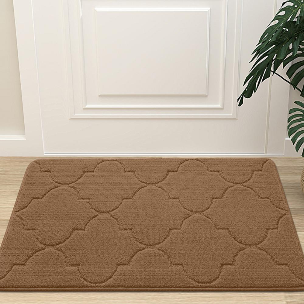 Irregular Emboss Bathroom Cashmere Thickening Mat Bath Non-slip Carpets In Wash Basin Bathtub Side Floor Rug Shower Room Doormat Memory Foam 3D Pad