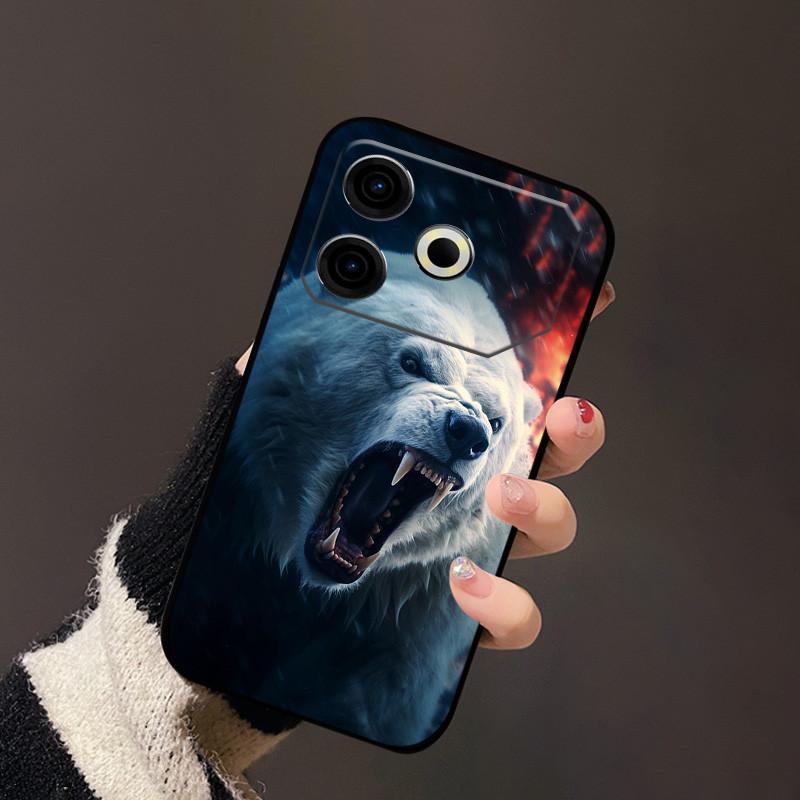For Tecno Pova 6 Neo Case TPU Luxury Black Silicone Soft Phone Cases for Tecno Pova 6 Neo Portector Soft Cover Pova6 Neo Capa