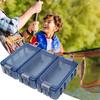 Fishing Tackle Box Organizer 3 Pieces Waterproof Lure Storage Multifunctional Glow In The Dark Portable Organizer For Jewelry