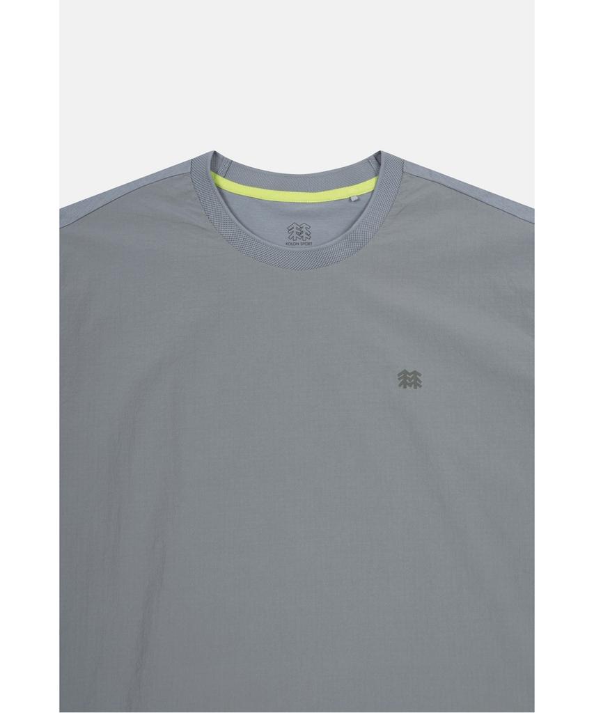 Koolongseupocheu Men'S Daypack Loose Fit Round Neck Short Sleeve T-Shirt Tltcm26681Loc