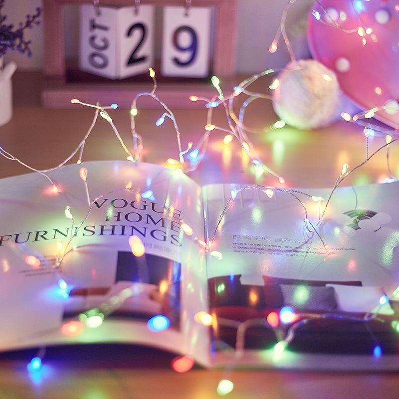 Remote Control Super Bright Copper Wire Firecracker String Lights for Christmas Decorations
