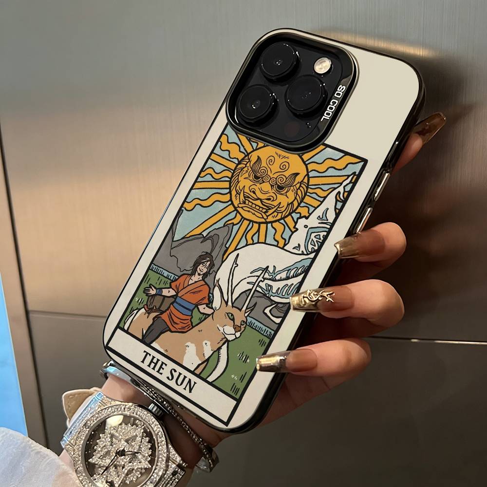 Avatar Tarot Phone Case For IPhone17  16 11 12 13 14 15 16 Pro Max Plus Cover Colored Silver Funda Bumber