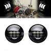 Ranzek LED Passing Light Auxiliary Bulb for Fog Lamps Motorcycle Projector Spot Driving Lamp Headlight 4.5inch (Black)