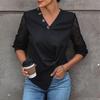 Autumn 2025 Women's European & American Fashion: Black Long-Sleeve Knit Top