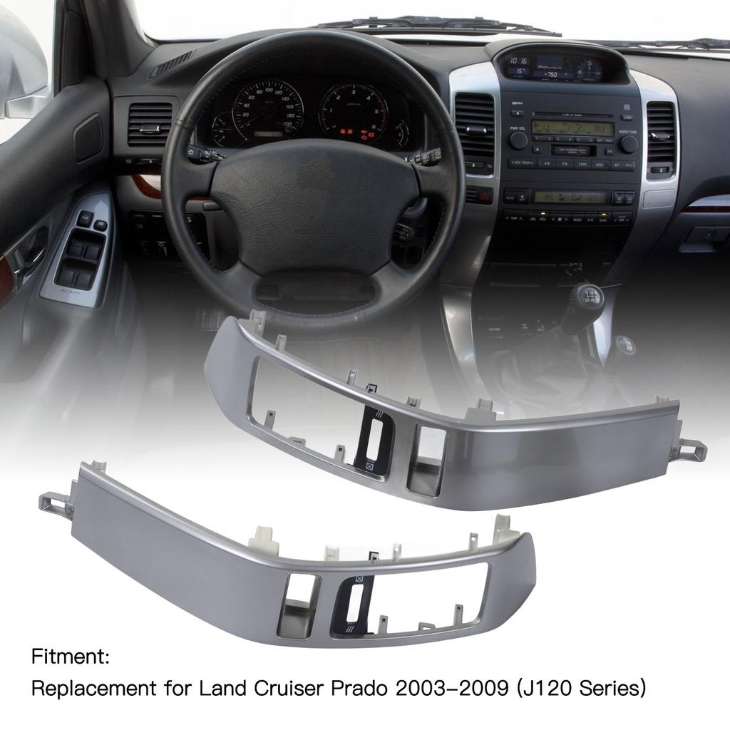 Center Dash Air Vent Panel Frame Decoration Trim 55474 60040 Replacement for Land Cruiser Prado 2003‑2009