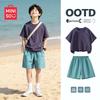 MINISO Boys' Quick-Dry Summer Sportswear Set