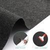 Around Toilet Floor Cover Pack of 6, Black Base Pieces with Curved Front , 23.6 X 21.7 In for Daily Bathroom Care and Cleaner Bowl Zones