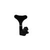 MOTOKU 5 Pieces Bass Tuning Pegs 2L3R Machine Heads for 5-String Guitar Black