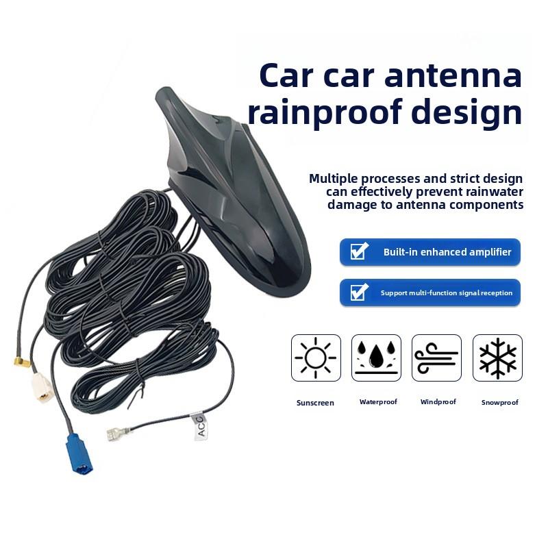 High Quality Durable Shark Fin Car Antenna Universal Roof GPS Radio Magnetic Mount FM AM Digital TV Superior Car Antenna