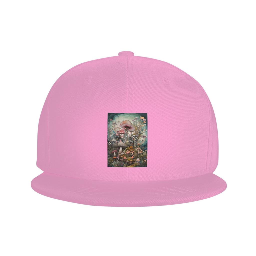 Magical Mushroom Field Baseball Caps Snapback Fashion Baseball Hats Breathable Casual Casquette Outdoor for Unisexs And WoUnisexs