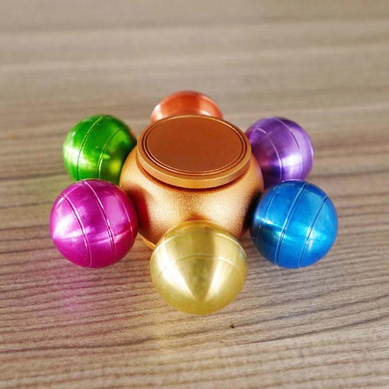 Metal Fidget Spinner Adults Kids Novelty Gift Anti Stress Anxiety Toys Handspinner Decompression Rainbow Fingertip Gyroscope