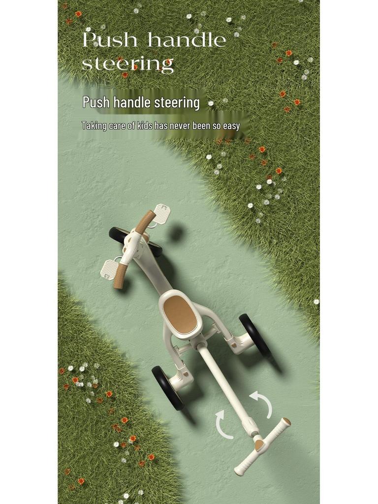 Multifunctional Children's Tricycle & Baby Stroller: 1-3 Years, Reclining, Lightweight Design
