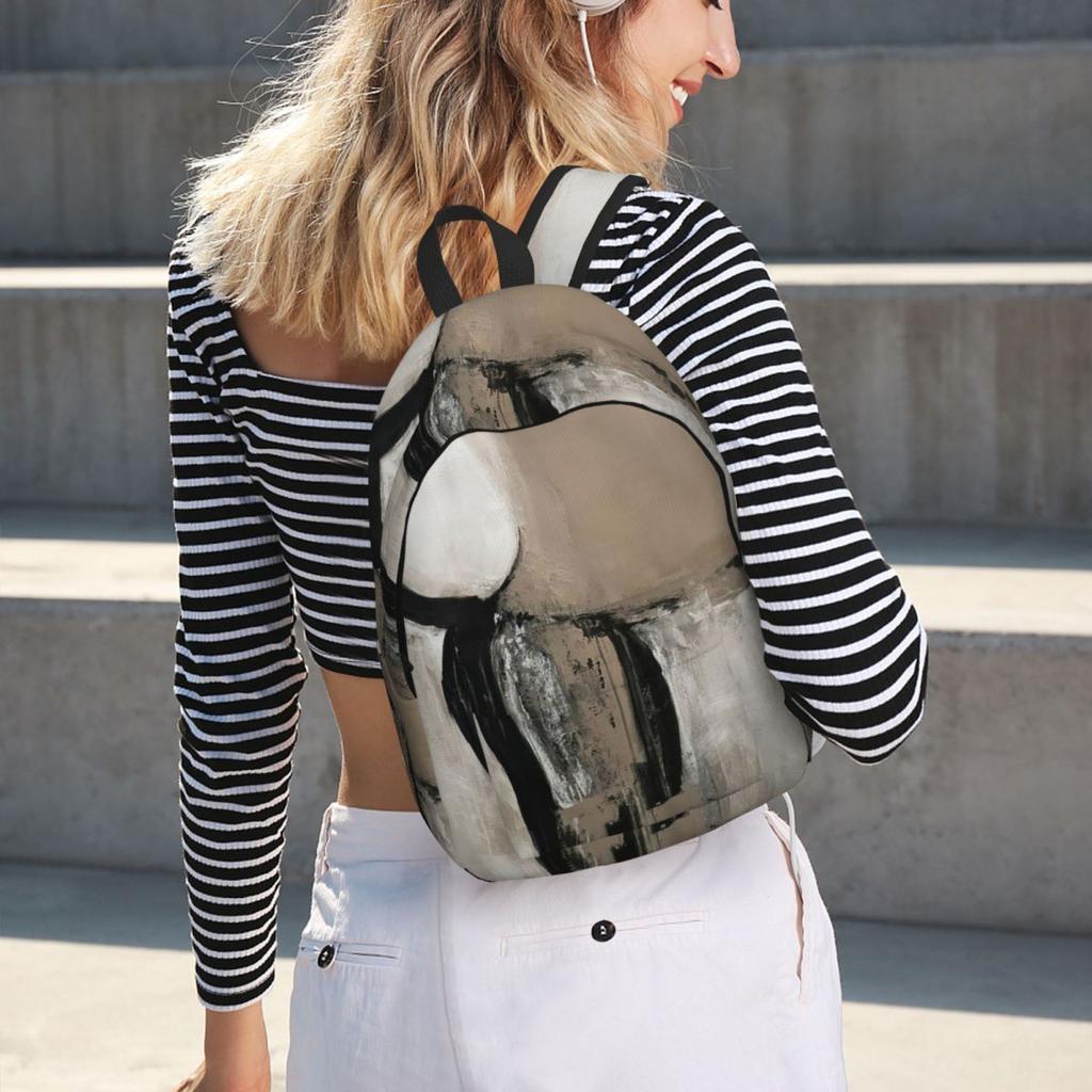 Neutral Abstract Backpack Hot Sale Daypack Large Capacity Kids BookBag School Bag Shoulder Bags for Men Women