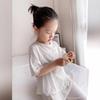 2025 Girls' Ice Silk Pajama Set: Thin Modal Summer Homewear for Small & Medium Children, Cute Style.