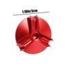 Aluminium Alloy Engine Oil Cap Aluminum Alloy Motorcycle Engine Oil Filler Plug Anti-Theft Oil Tank Screw Cover Vehicle