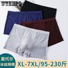 Men's Underwear Flat Cornered Plus Size Ice Silk Transparent Breathable Four Cornered Shorts