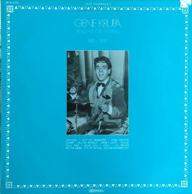 LP Record GENE KRUPA & HIS ORCHESTRA - 1946 / 1947 JA5115 Musidisc 1975 France Jazz Used