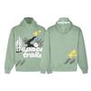 Unisex Broken Planet Print Velvet Hoodie - Trendy & Casual