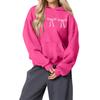 Women's Fashion Women's Lightweight Long Sleeve Pullover With Pockets Preppy Graphic Hoodie