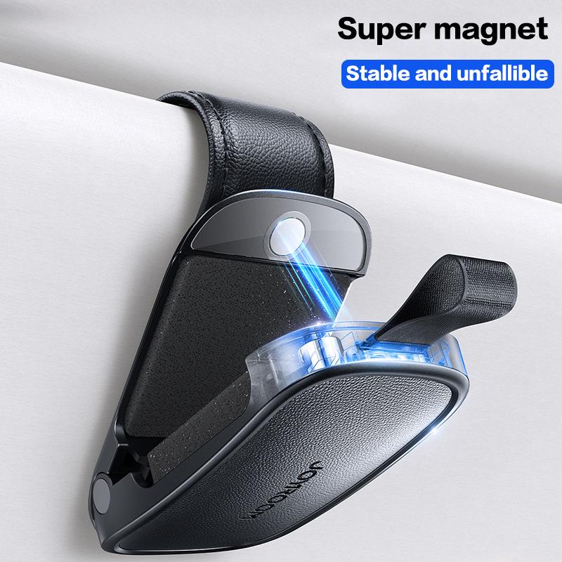 Car Organizer Sunglass Holder For Car Visor, 2025 Upgrade Super Magnetic Glasses Car Holder