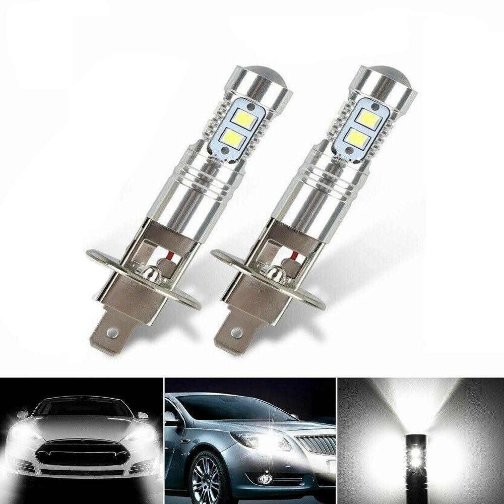 

1 пара/2 шт. 12 В ходовые огни супер яркие светодиодные лампы для фар автомобиля противотуманные фары для ночного вождения