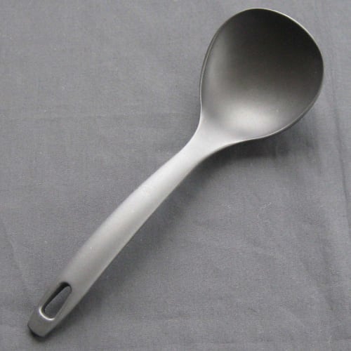 Nagao Tsubame-Sanjo Mini Ladle, Black, 23cm, 66 Nylon, Made In Japan