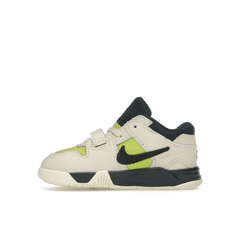 Travis Scott X Air Jordan Jordan Jumpman Jack TR TD Bright Cactus Baby Sneakers Tan Muslin Black FJ2852-102