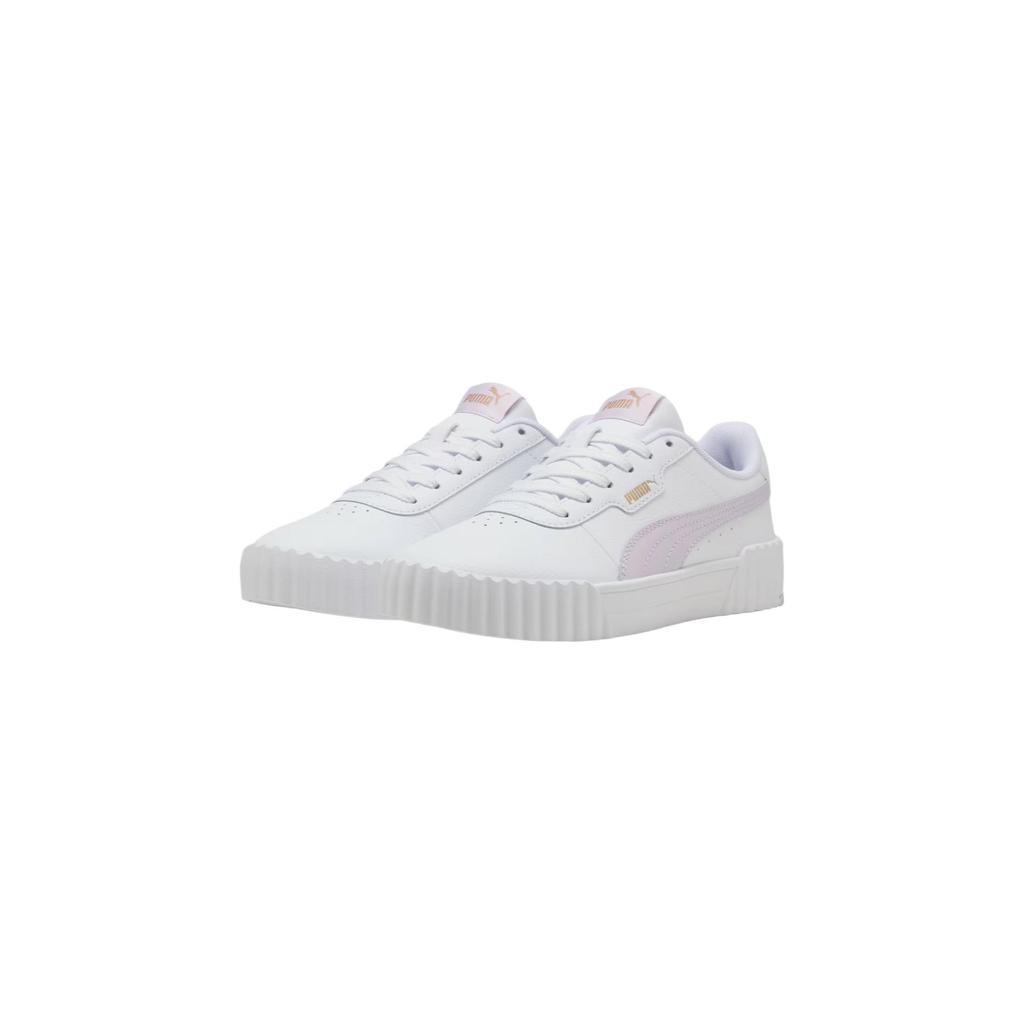 Puma Carina 3.0 White Lilac Frost Women Sneakers Gold 400365-11