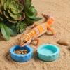 6pcs Silicone Feeding Dish Reusable Gecko Feeding Cups BPA Free Small Reptile Bowl  Pet Supplies