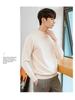 Semi-turtleneck Sweater Men's Soft Fit Knit Sweater Solid Color Casual Warm Long-sleeved Versatile Wool Bottoming Shirt Tide