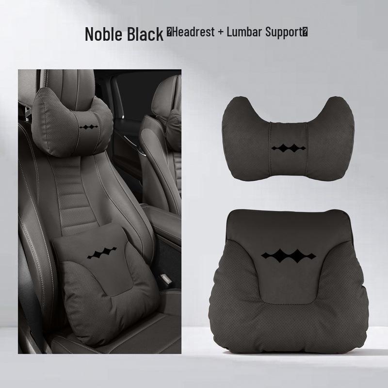 Car Headrest & Lumbar Support Pillow for BYD Fang Bao Bao 5/8 & Tai 3/7