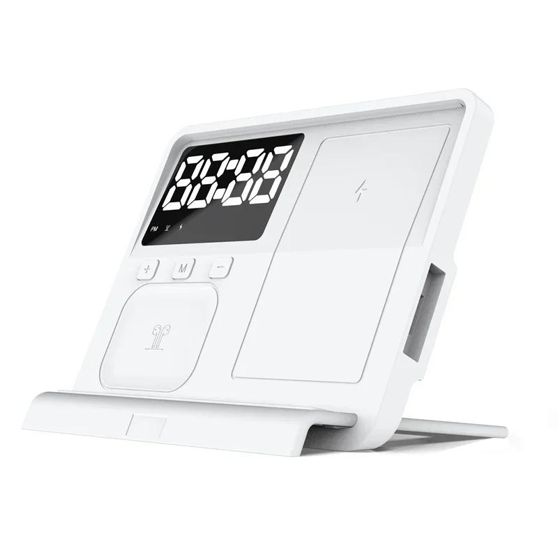 

5 в 1 беспроводное зарядное устройство подставка быстрая зарядная док-станция для iPhone 16 15 14 13 12 11 Pro Max Watch Airpods Pro IWatch 8 7