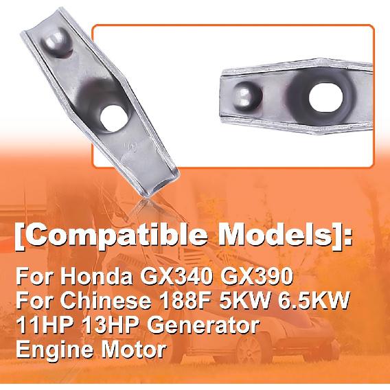 Valve Push Rod Set Guide Plate&Rocker Arms For Honda 13HP GX390 11HP GX340 188F, Valve Push Rod, Push Rod Guide Plate, Rocker Arm, Rocker Arm Pivot,