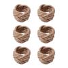 Natural Fiber Napkin Holders For Weddings And Festival Gatherings Elegant Handwoven Jutes Rope Napkin Rings