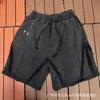 Mens Relaxed Fit Washed Cotton Terry Shorts With Drawstring Waist Streetwear Style 5-Point Pants
