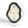 Irregular Wavy Border Desk Clock Cute and Playful Style Wood Table Clock Cute Style Decoration Bedroom Desk Home Decor Klok