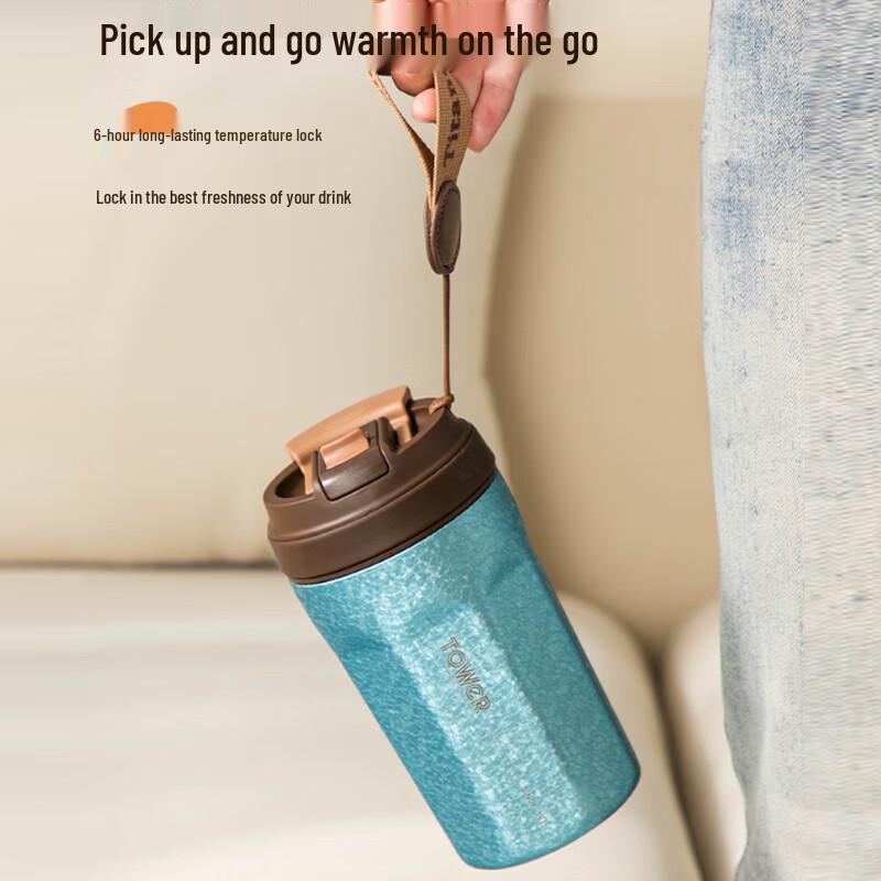 TOWERUK Outdoor Portable Titanium Coffee Thermos Mug