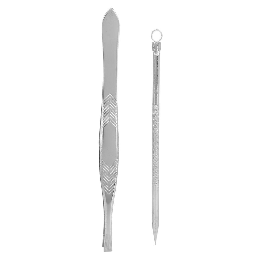 Tweezers Blackhead Remover Kit Stainless Steel Hair Ance Removal Pimple Popper Tool Set