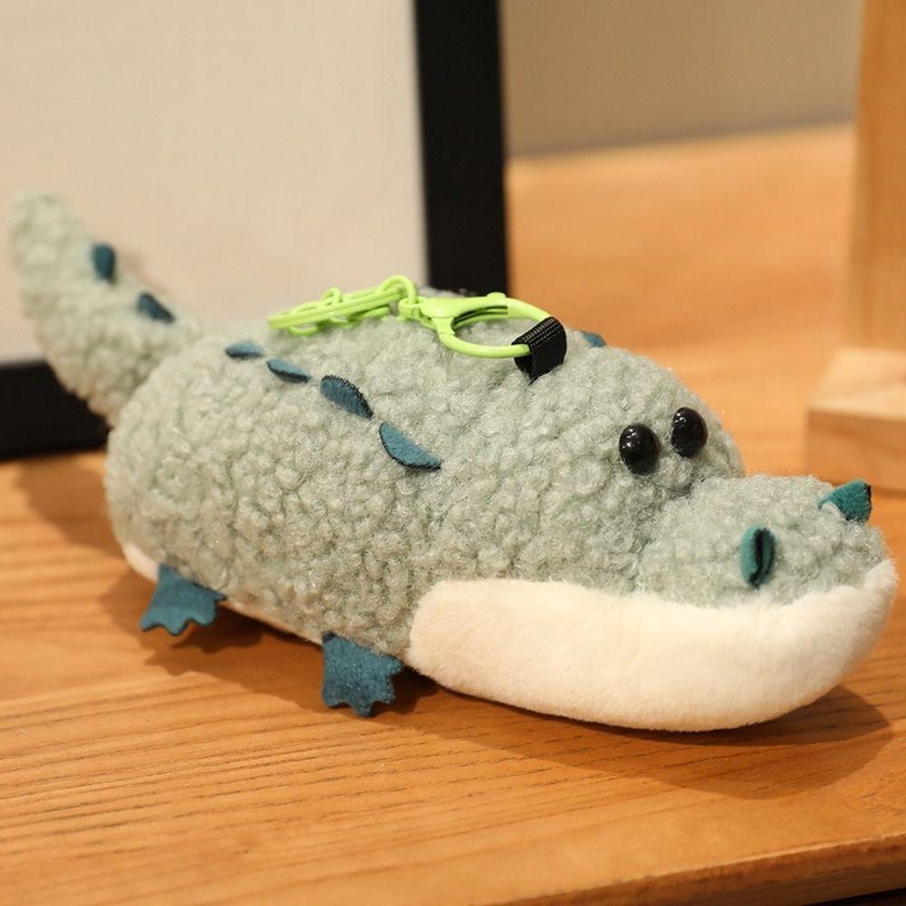 Plushies Doll Press Squeeze Doll Pendant Soft Crocodile Plush Keychains  Backpack Decor