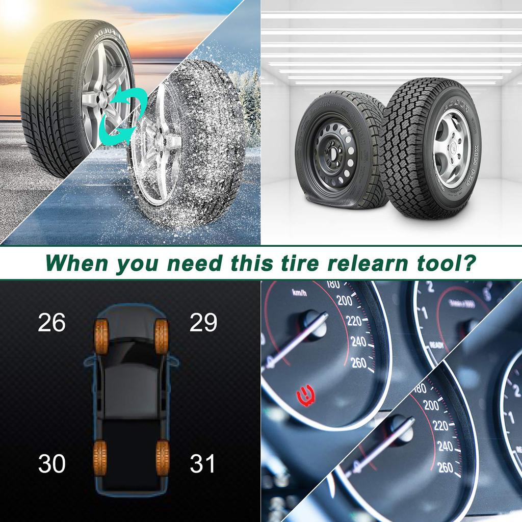 Outil de réinitialisation TPMS de voiture pour Ford TPMS19 Moniteur de pression des pneus automatique Capteur d'activation Outil de réapprentissage Accessoires de voiture 8C2T-1A203-AB