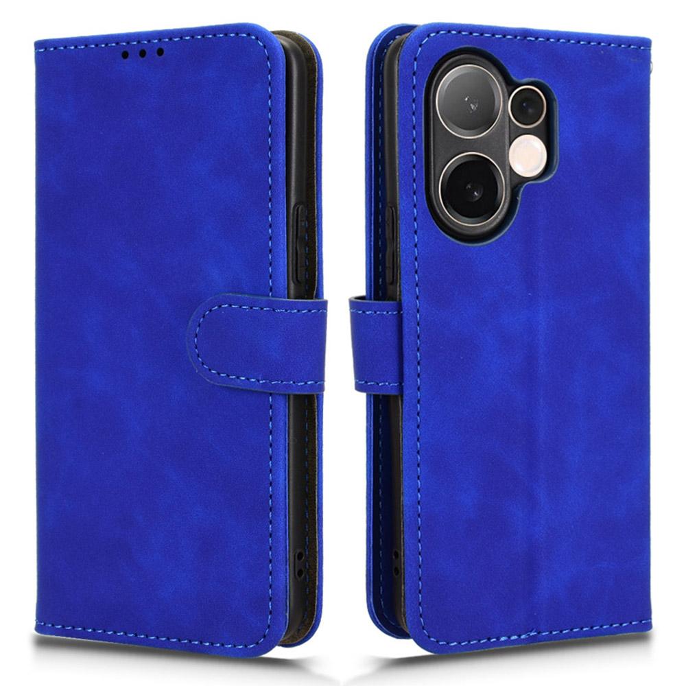 For Vivo V60 5G Leather Case Skin Feel Anti Drop Wallet Flip Phone Cover