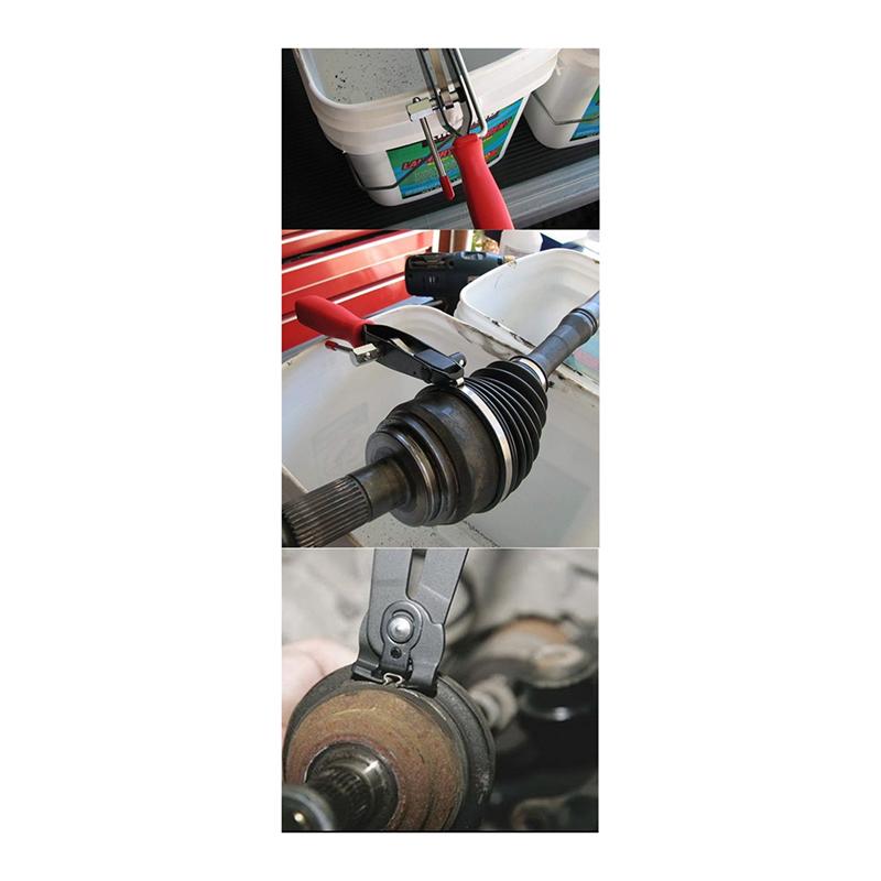 A96I-Dust Jacket Clamp Pliers Car ATV Car Joint Strap Guide Shaft Clamp Tool Half Shaft Guide Belt Buckle Repair Installation To
