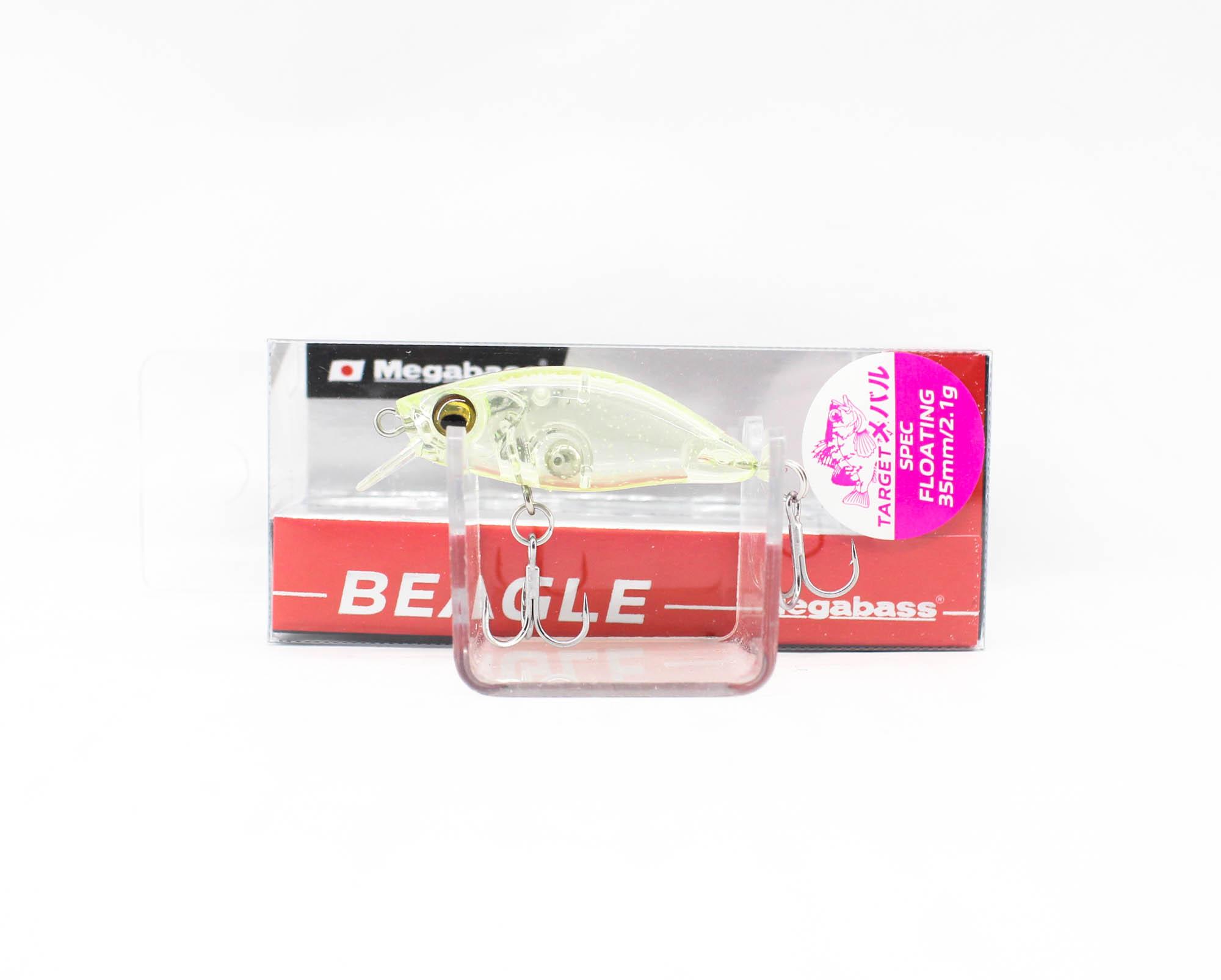 

Плавающая приманка Megabass Beagle F Clear Chart Glow Gritter (9991)