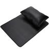 Soft PU Leather Detachable Washable Hand Rest Pillow + Folding Manicure Table Mat Black
