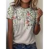 Casual American 3D Printed Short Sleeved T-shirt